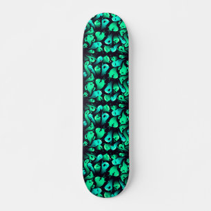 Green Neon Ghost Patroon Persoonlijk Skateboard