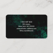 Green Neon Notaris Visitekaartje (Achterkant)