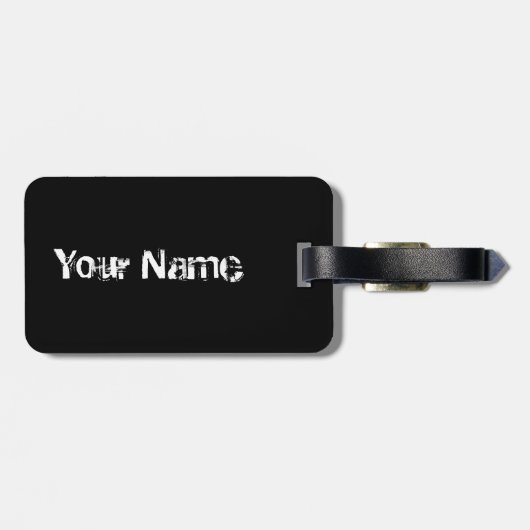 Green Neon Video Game Controller Bagagelabel (Achterkant horizontaal)