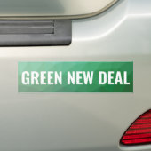 Green New Deal Geometric Bumpersticker (Op auto)