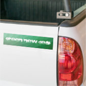 Green New Deal Rough Geometric Bumpersticker (Op Truck)