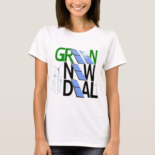 Green New Deal T-shirt (Voorkant)