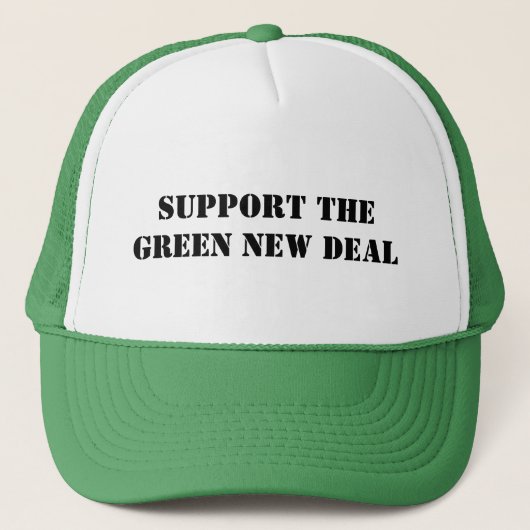 Green New Deal Trucker Pet (Voorkant)