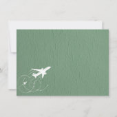 Green New York City Passport Bedankkaart (Achterkant)