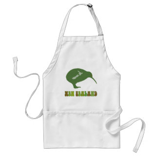 Green New Zealand Kiwi Cooking Apron Standaard Schort