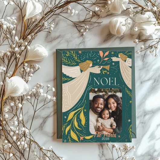 Green Noel Holiday Briefkaart 2