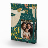 Green Noel Holiday Briefkaart 2 Fotoblokken (Rechts)