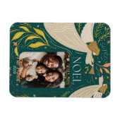 Green Noel Holiday Briefkaart Magneet (Horizontaal)