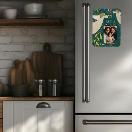 Green Noel Holiday Briefkaart Magneet