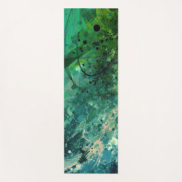 Green Noise Abstract Yogamat
