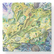 "Green Noise" Stone Onderzetter