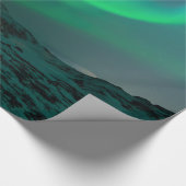 Green Northern Lights Cadeaupapier (Hoek)