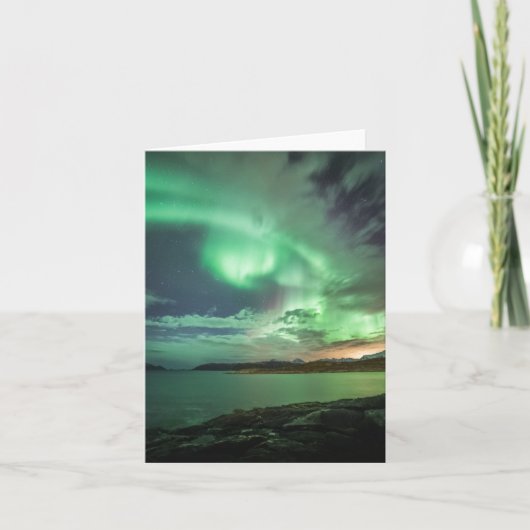 Green Northern Lights Kaart (Voorkant)