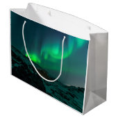 Green Northern Lights Large Cadeautasje (Achterkant Gekanteld)