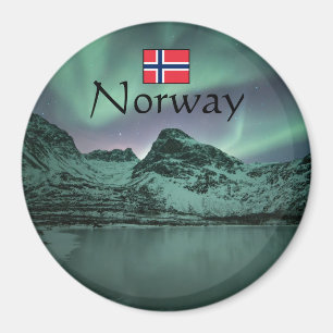 Green Northern Lights Magneet