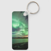 Green Northern Lights Sleutelhanger (Achterkant)