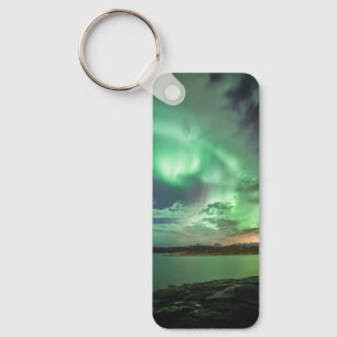 Green Northern Lights Sleutelhanger