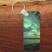 Green Northern Lights Sleutelhanger (Voorkant)