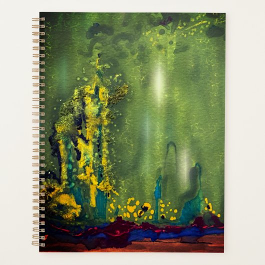 Green Notebook Planner (Voorkant)
