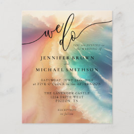 Green Ocean Beach Waterverf Signature We doen sunn Flyer