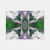 Green Ocean Cascade Fleece Baby Blanket Deken (Voorkant (Horizontaal))