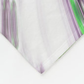 Green Ocean Cascade Fleece Baby Blanket Deken (Hoek)