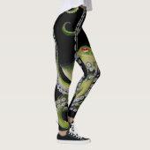 Green Octopus Black Leggings (Rechts)