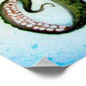 Green Octopus Poster (Hoek)