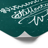 Green | Octrooi op saxofoon Poster (Hoek)