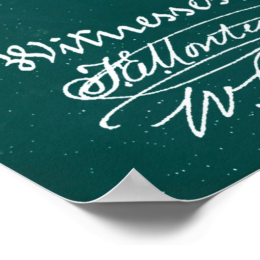 Green | Octrooi op saxofoon Poster (Hoek)