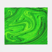 Green oil is abstract background. Grijskruid Fleece Deken (Voorkant (Horizontaal))