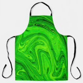 Green oil is abstract background. Grijskruid Schort (Voorkant)