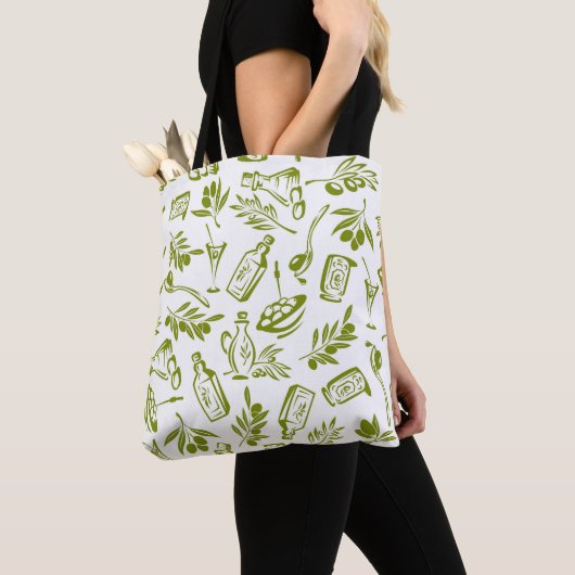 Green Olive Oil Tote Bag (Dichtbij)