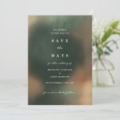 Green Ombre Boho sparen de Uitnodiging van de Datu (Staand voorkant)