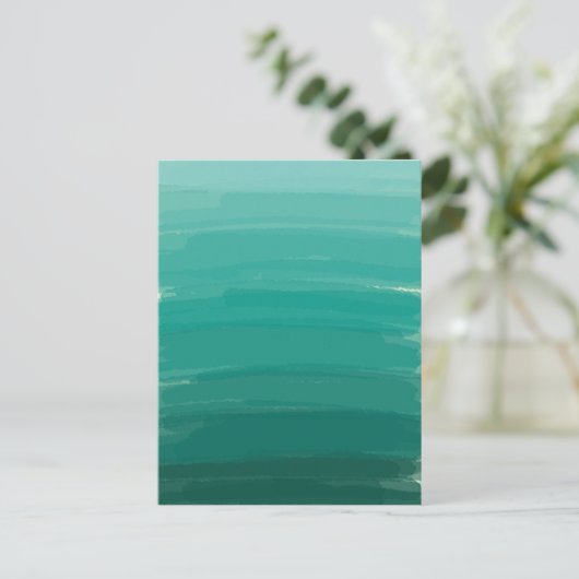 Green Ombre Briefkaart (Staand voorkant)