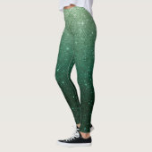 Green Ombre Glitter Sparkle St. Patrick's Day Leggings (Links)