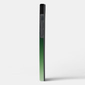 Green Ombre Gold Monogram Case-Mate iPhone Case (Achterkant / Links)