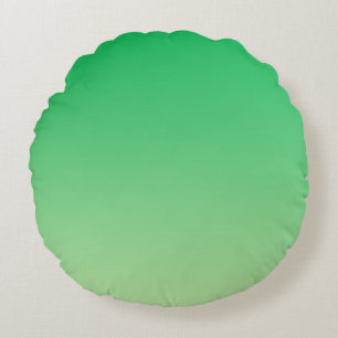 Green Ombre Rond Kussen
