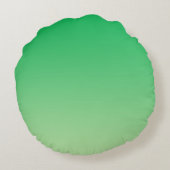 Green Ombre Rond Kussen (Achterkant)