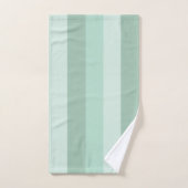 Green Ombre Striped Bad Handdoek (Handdoek)