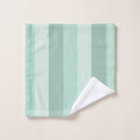 Green Ombre Striped Bad Handdoek (Wasdoekje)