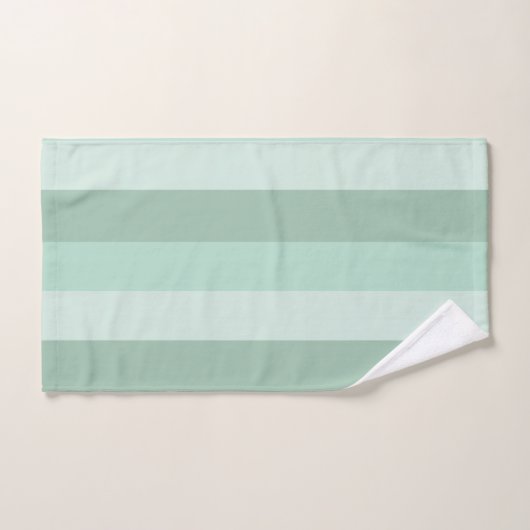 Green Ombre Striped Bad Handdoek (Handdoek)