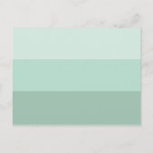 Green Ombre Striped Briefkaart (Voorkant)