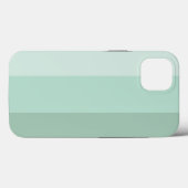 Green Ombre Striped Case-Mate iPhone Case (Achterkant (horizontaal))