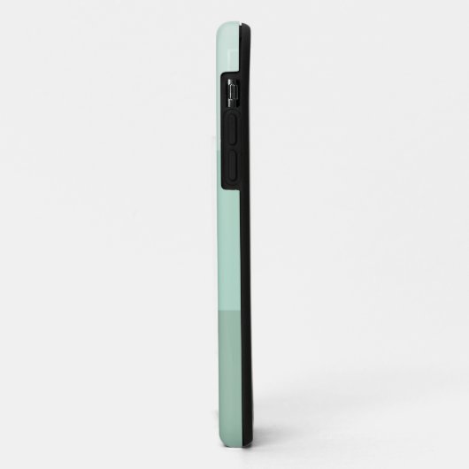 Green Ombre Striped Case-Mate iPhone Case (Achterkant/links)