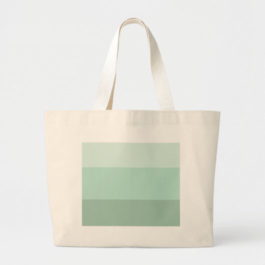 Green Ombre Striped Grote Tote Bag (Voorkant)