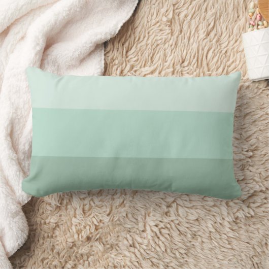 Green Ombre Striped Kussen (Deken)