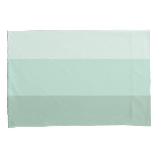 Green Ombre Striped Kussensloop (Voorkant-Rechts)