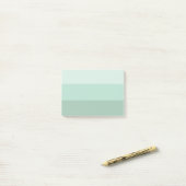 Green Ombre Striped Post-it® Notes (Op bureau)