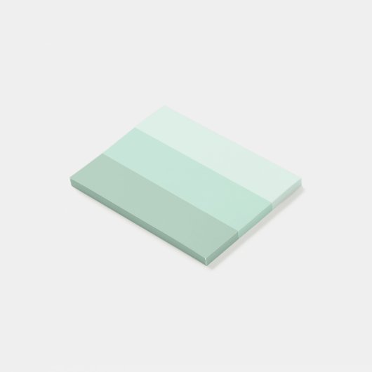 Green Ombre Striped Post-it® Notes (Schuin)